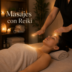 60min de Masajes con Reiki