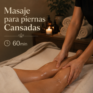 Masaje para piernas cansadas