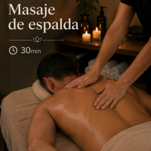 30min de Masaje de Espalda