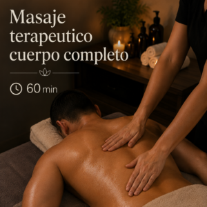 60min de Masaje Terapéutico cuerpo completo