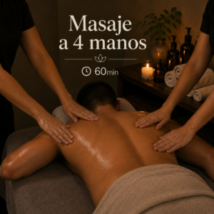 60min de Masajes a 4 manos