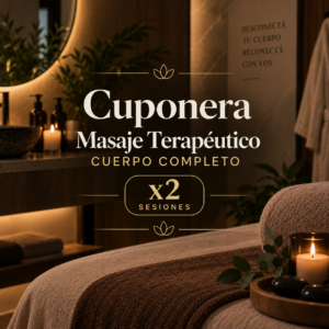 Cuponera Masaje Cuerpo completo x2