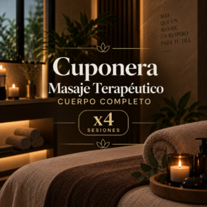 Cuponera Masaje Cuerpo completo x4